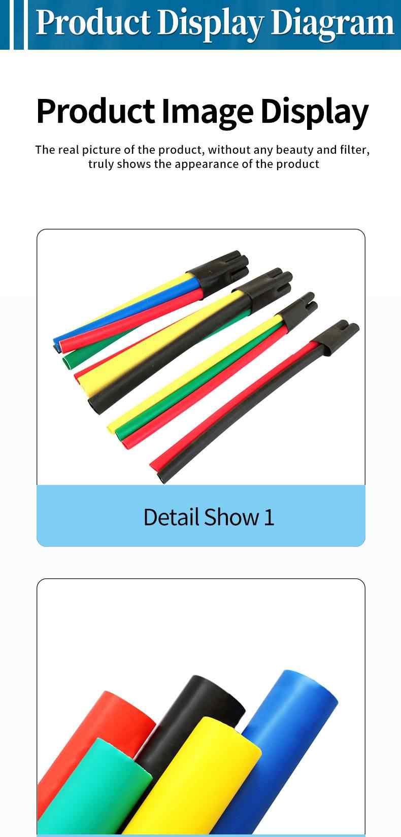 1kV Low Voltage Heat Shrink Cable Termination Kit 13