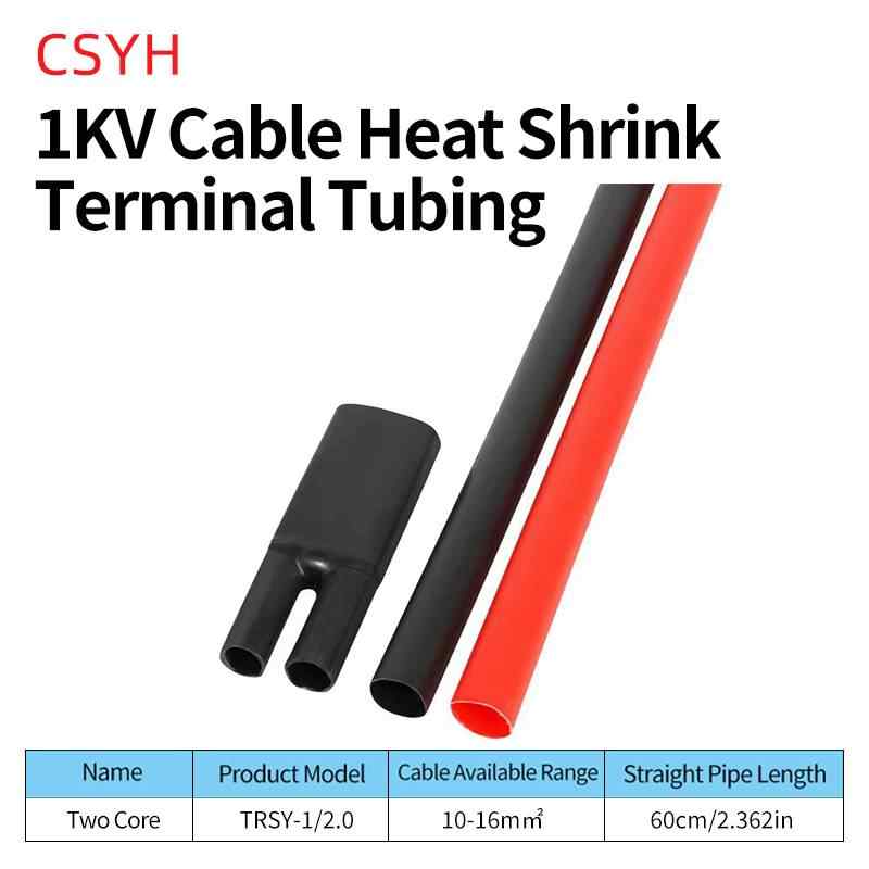 SY-1KV/2.0 Termination Kit (Two Core, 10–16mm²) / black, Red, Yellow, Blue, Green