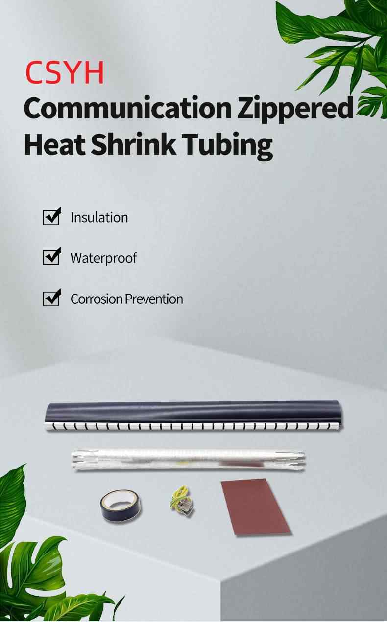 Communication Zipper Heat Shrink Sleeve 1
