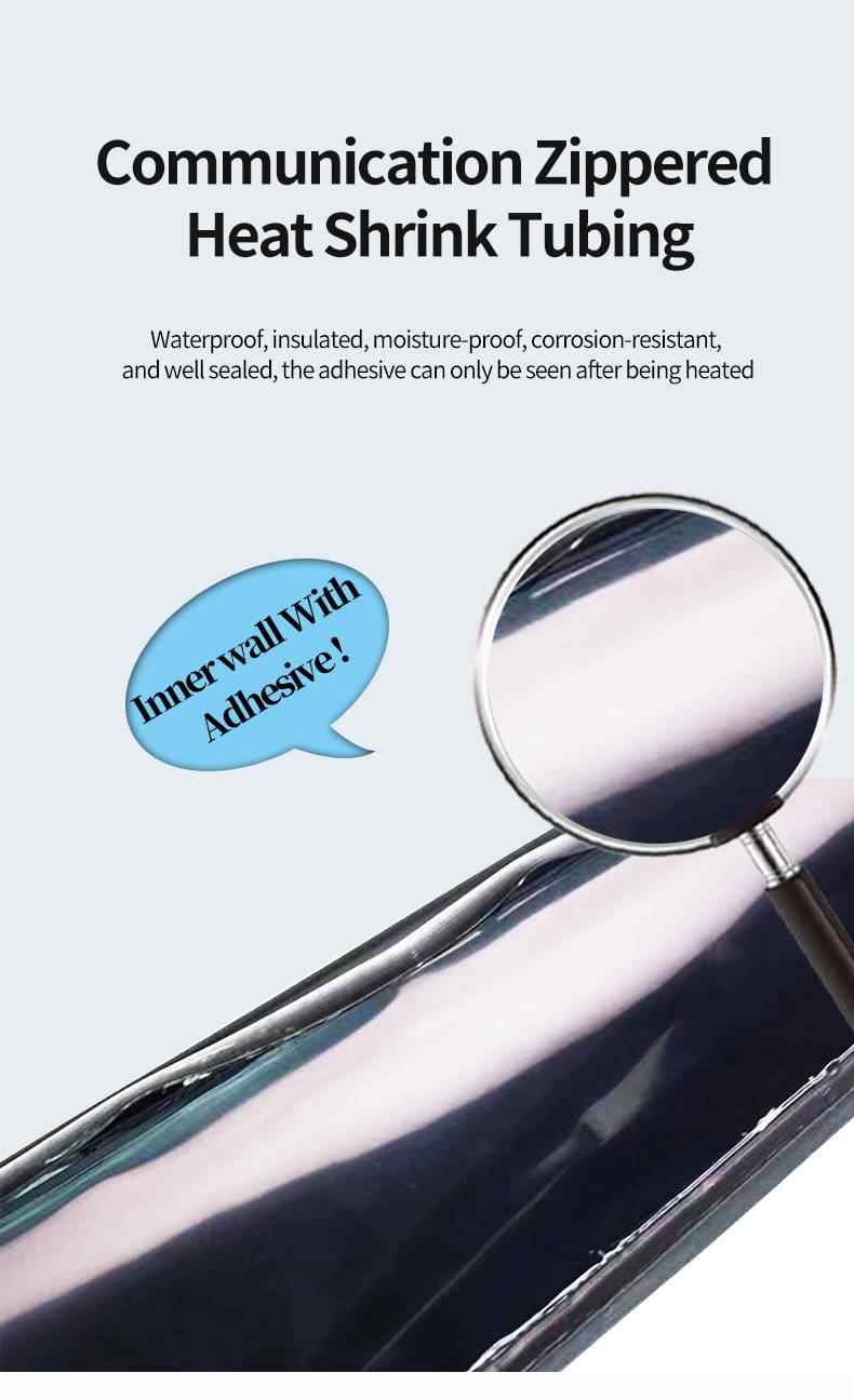 Communication Zipper Heat Shrink Sleeve 7