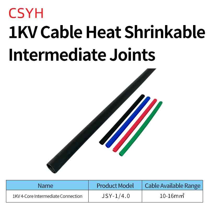 4-Core Straight Joint 4.0 (10–16mm²) / Red / Yellow / Blue / Green / Black