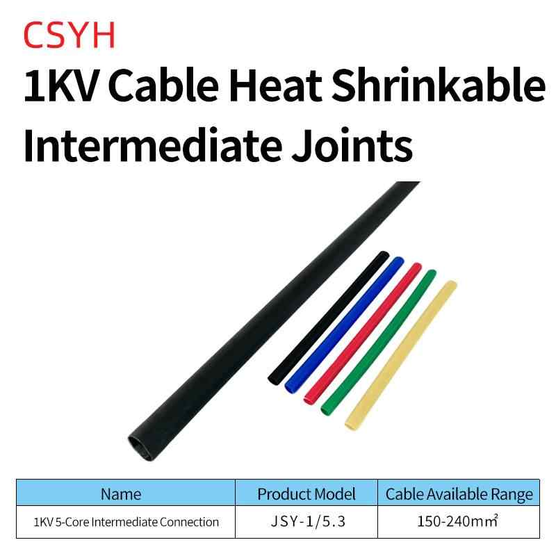 5-Core Straight Joint 5.3(150–240mm²) / Red / Yellow / Blue / Green / Black