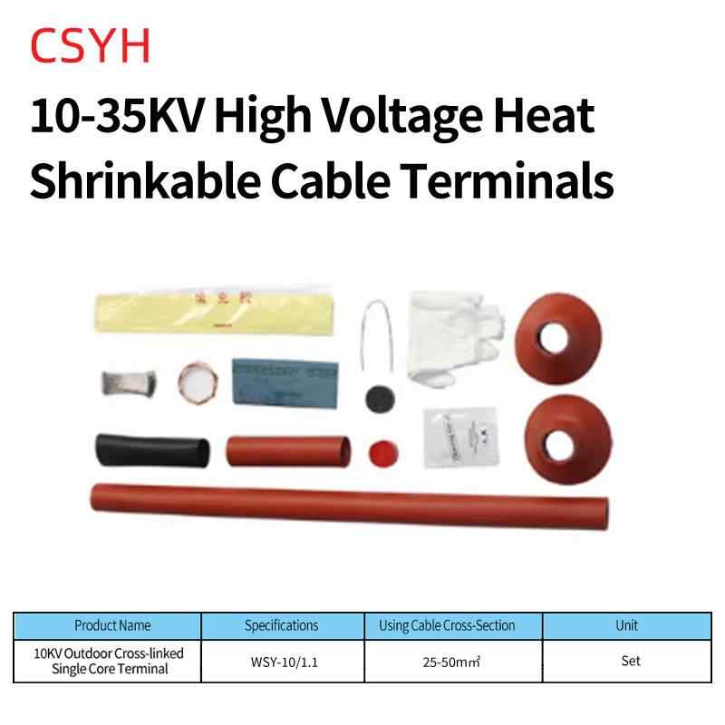 Single-Core Outdoor Terminal 1.1 (25-50mm²) / Red / Black