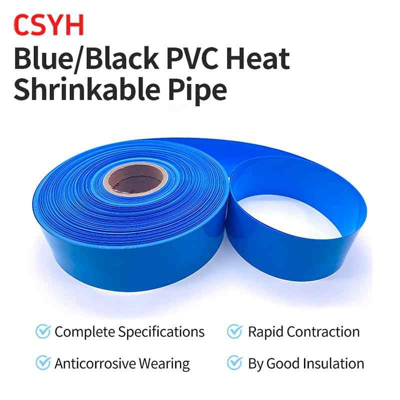 Blue & Black PVC Heat Shrink Tube