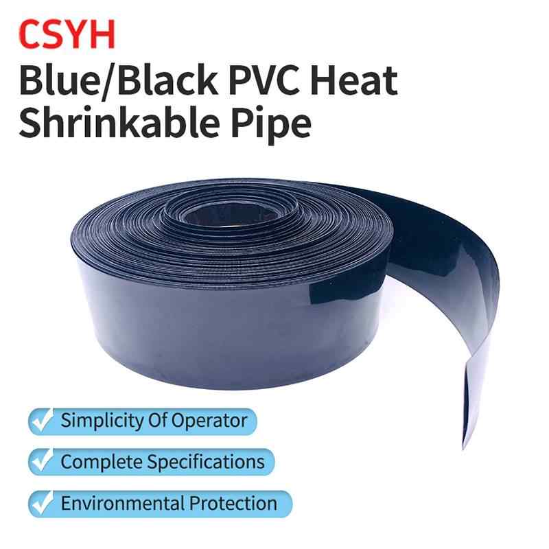 Blue & Black PVC Heat Shrink Tube