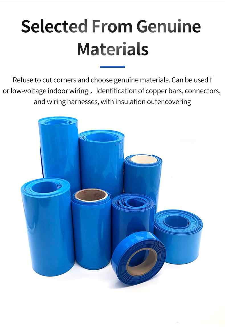 Blue & Black PVC Heat Shrink Tube 3
