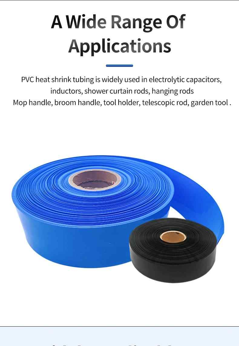 Blue & Black PVC Heat Shrink Tube 6