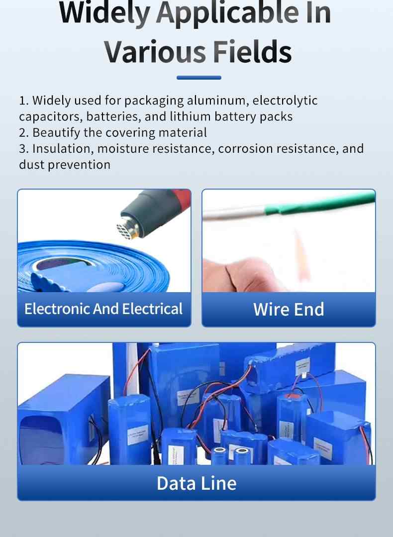 Blue & Black PVC Heat Shrink Tube 7