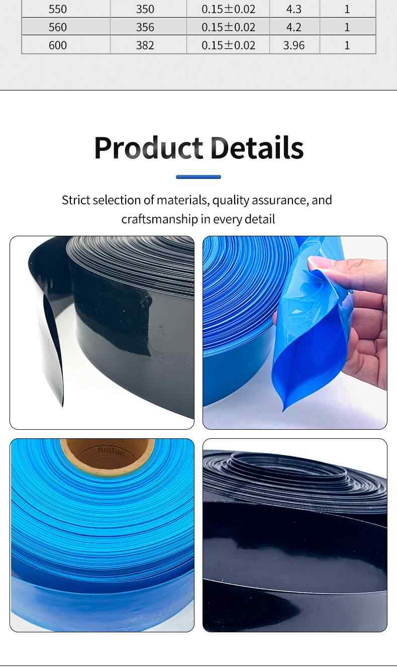 Blue & Black PVC Heat Shrink Tube 12