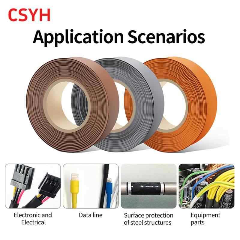 1KV Low Voltage Grey, Brown, Orange Heat Shrink Tube