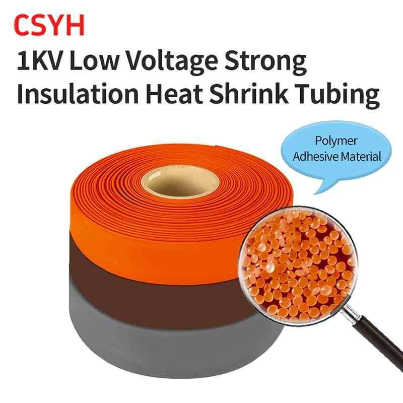 1KV Low Voltage Grey, Brown, Orange Heat Shrink Tube