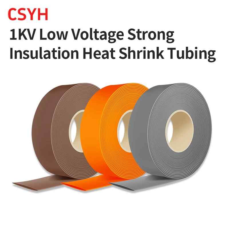 1KV Low Voltage Grey, Brown, Orange Heat Shrink Tube