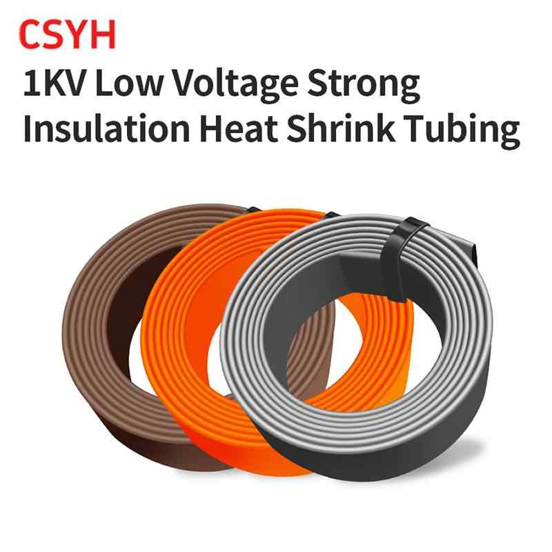 1KV Low Voltage Grey, Brown, Orange Heat Shrink Tube