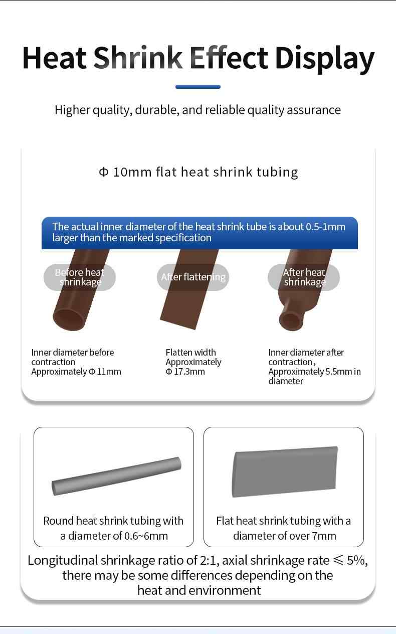 1KV Low Voltage Grey, Brown, Orange Heat Shrink Tube 7