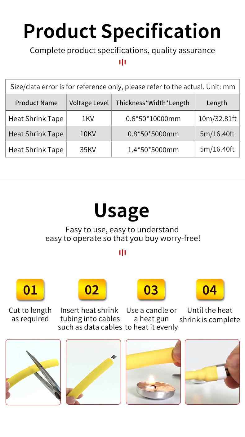 Composite Heat Shrinkable Tape 4