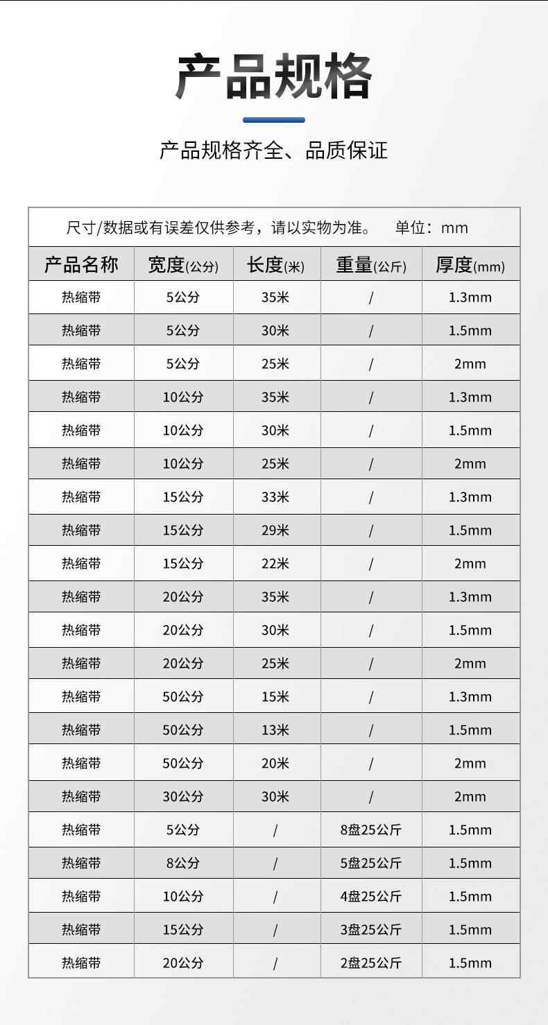  热收缩带 9