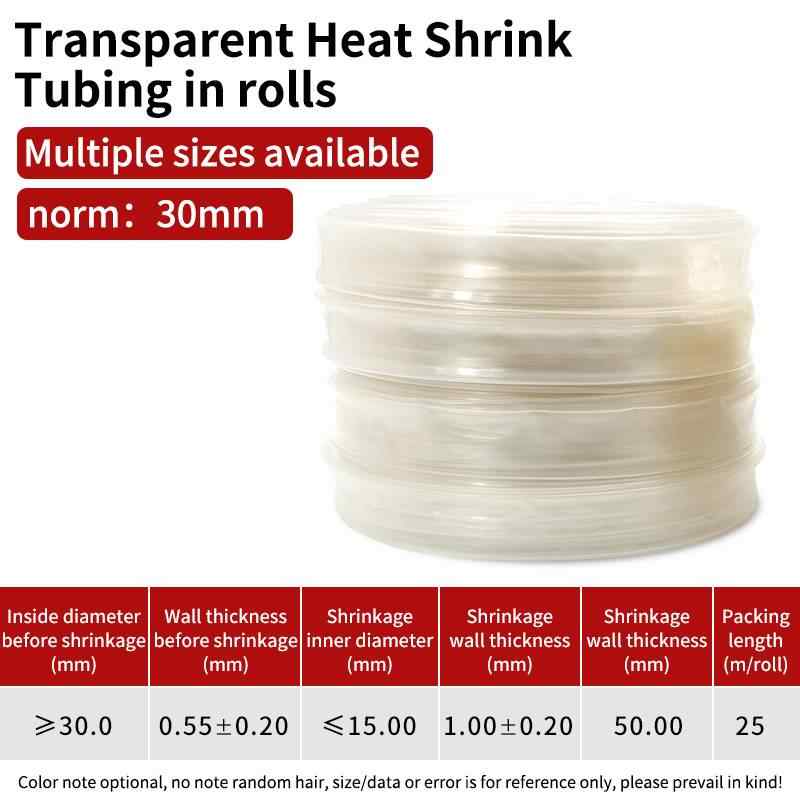 φ30mm Diameter, 25m Per Roll / Transparent
