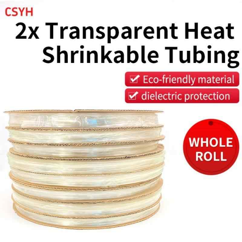 2:1 Transparent Heat Shrink Tube