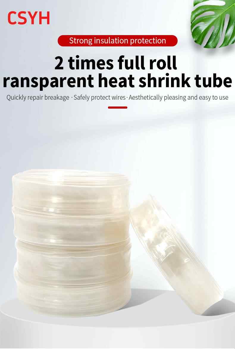 2:1 Transparent Heat Shrink Tube 1