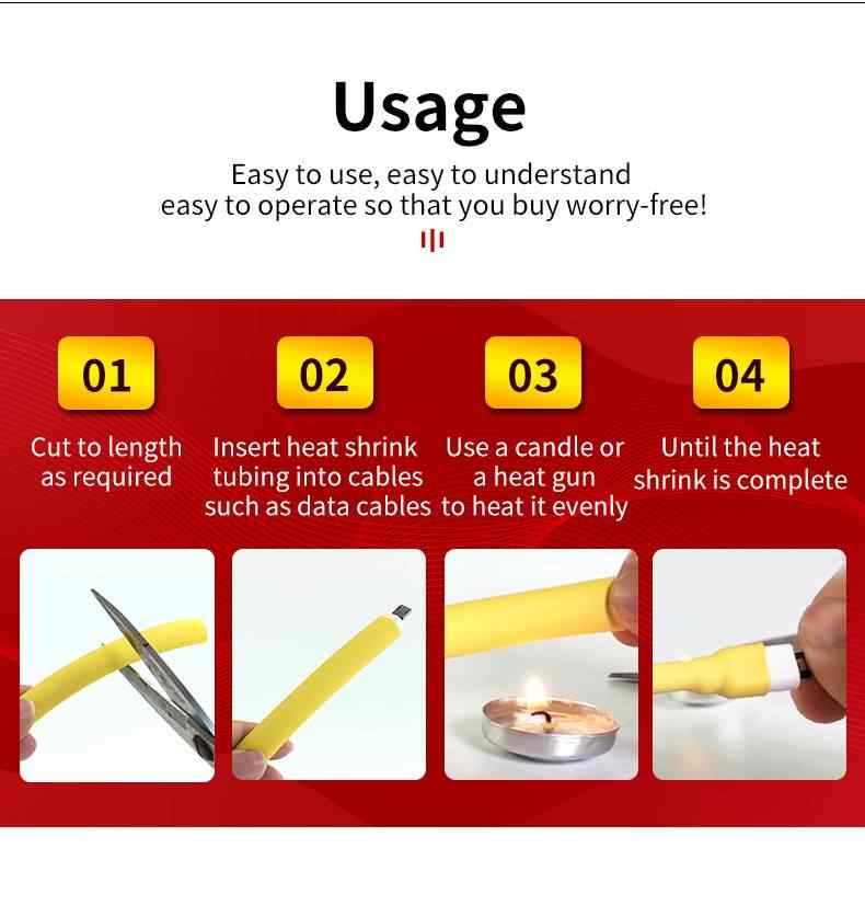 2:1 Transparent Heat Shrink Tube 5