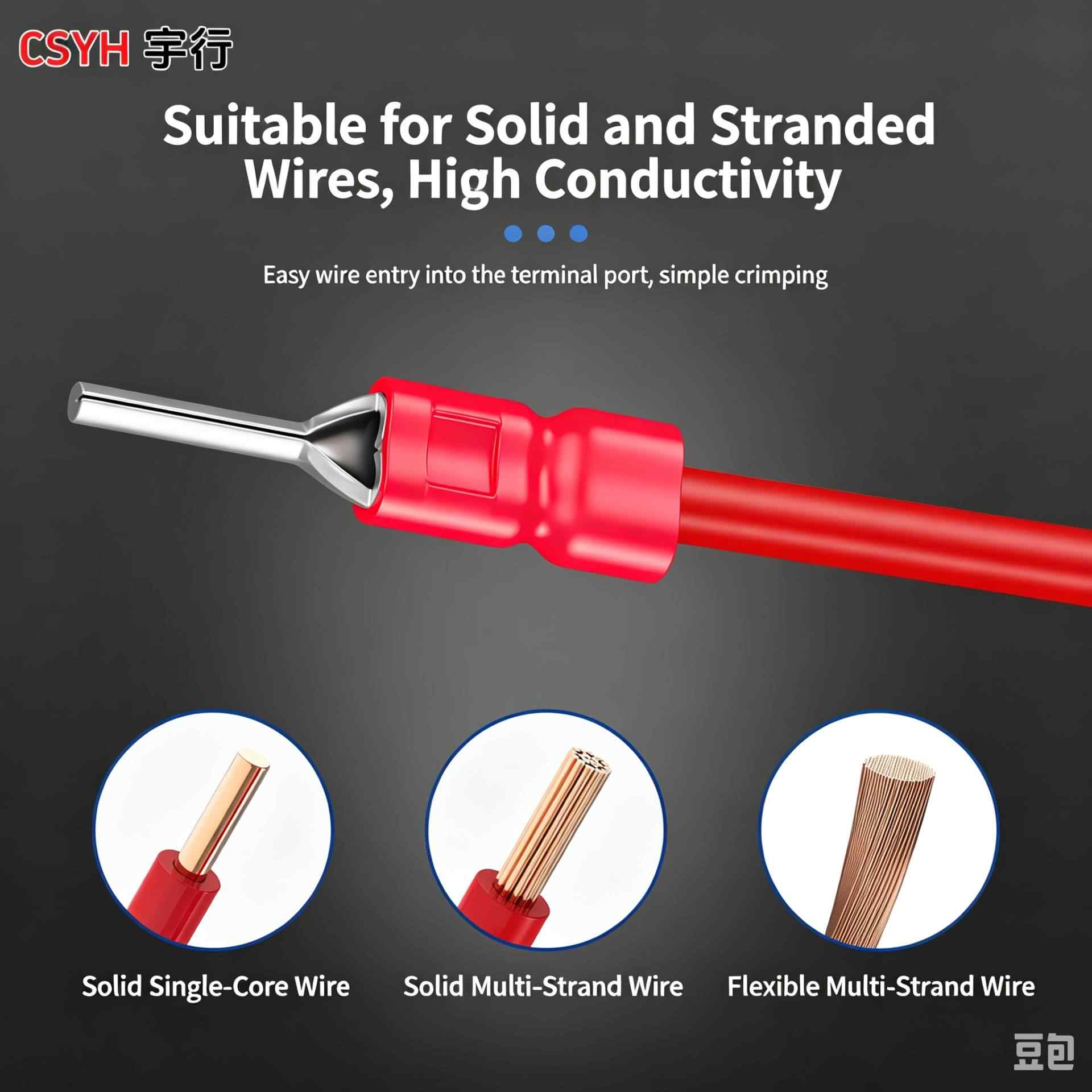 PTV series · Pin type insulated terminal