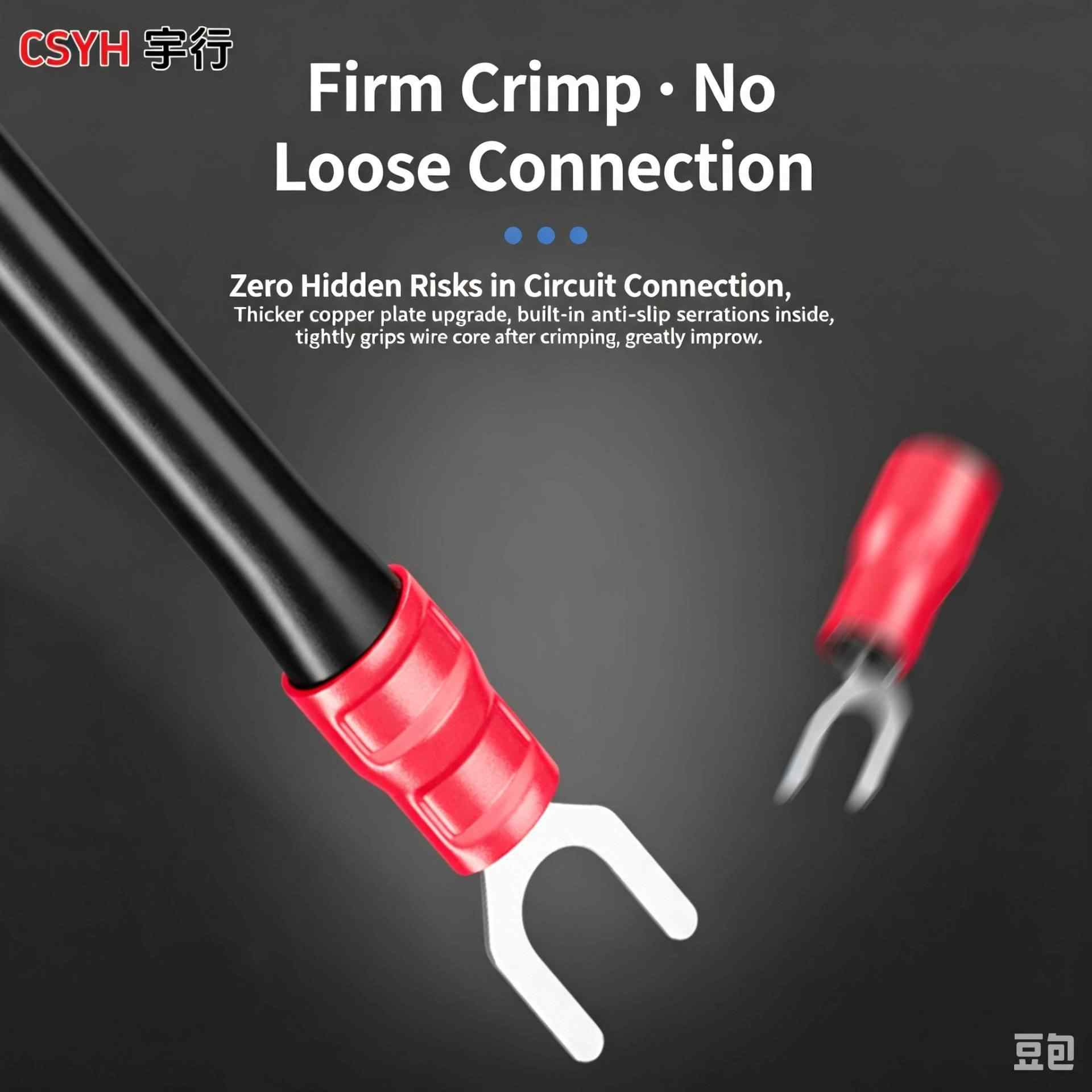 Fork shaped SV terminal block
