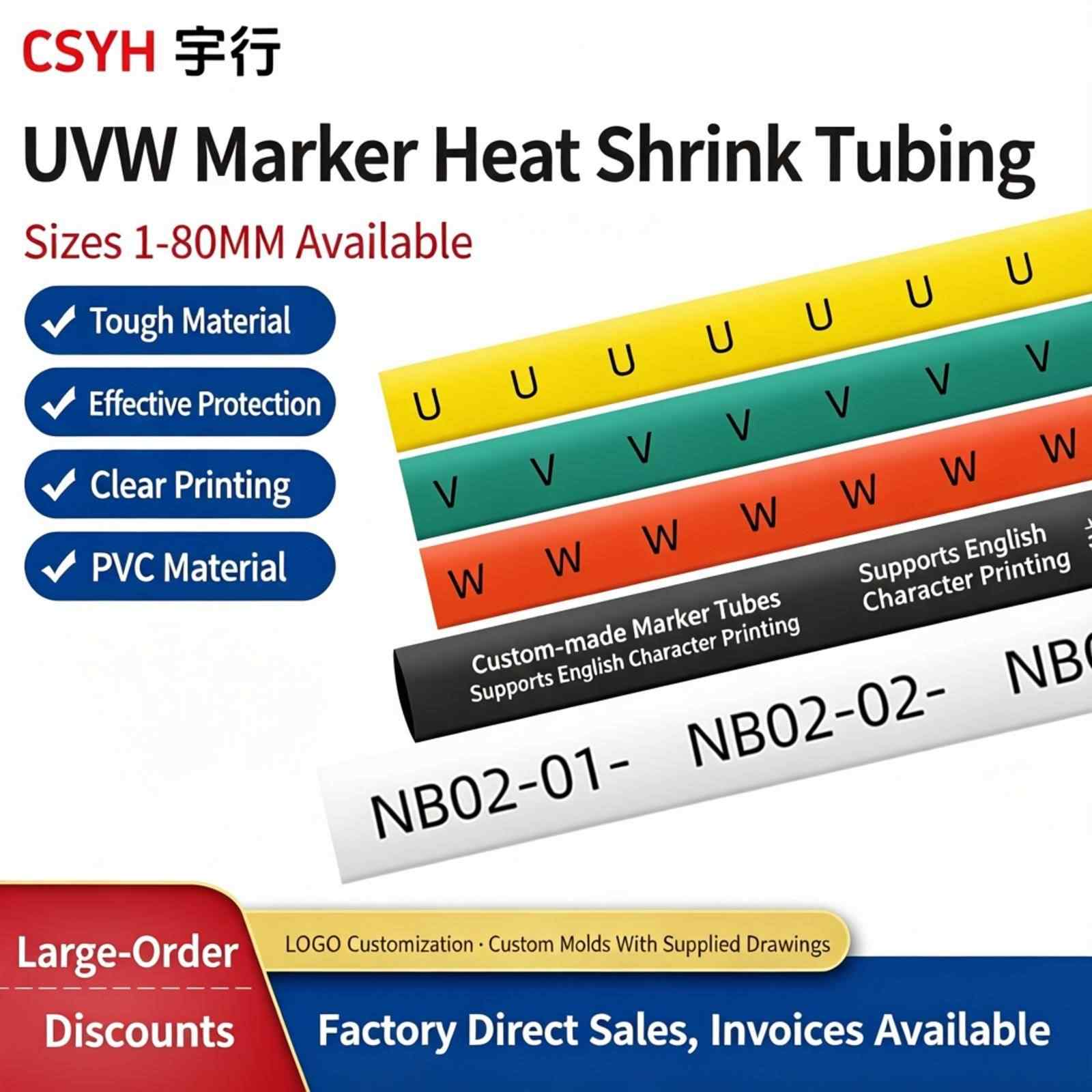 Printed Heat Shrink Tube
