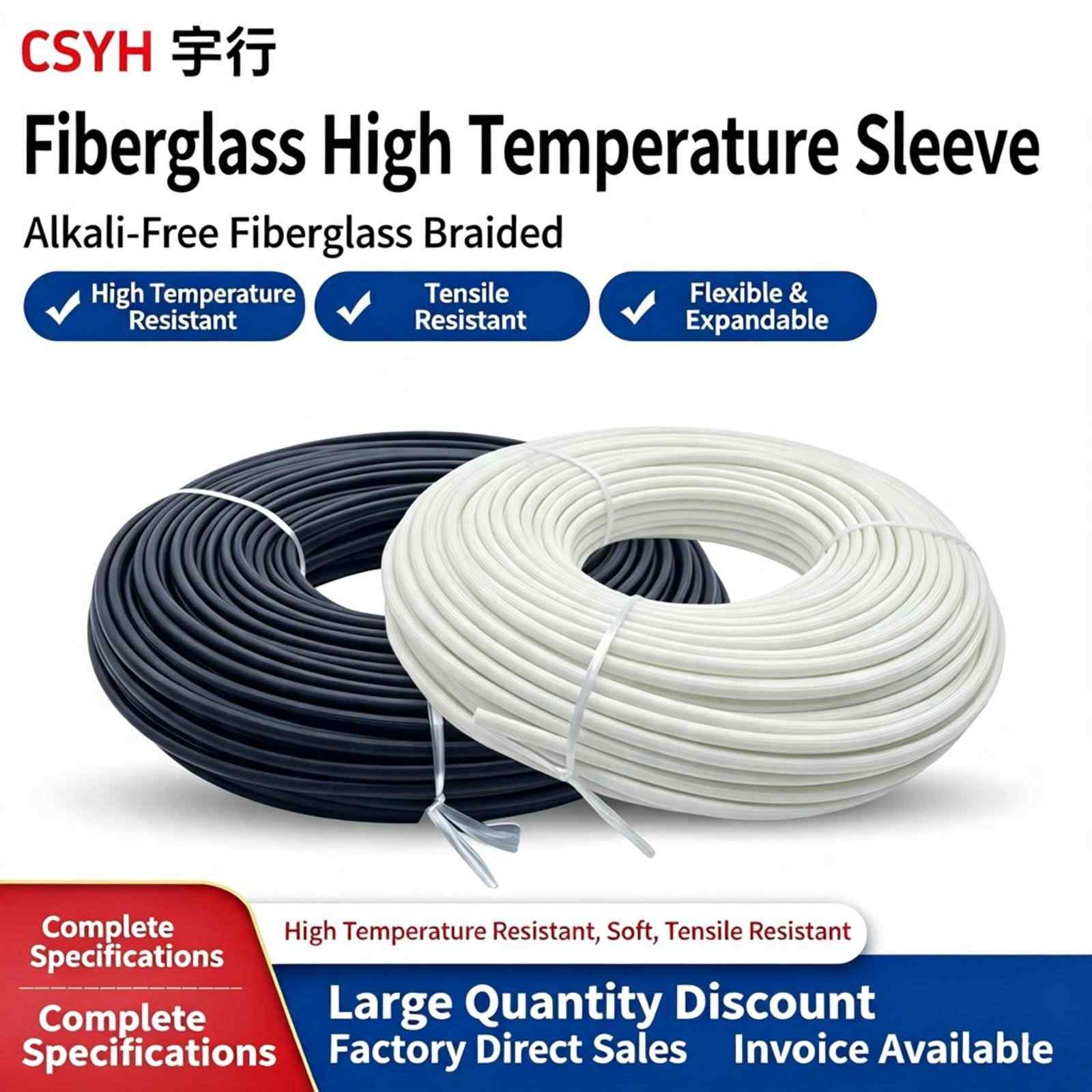 Fiberglass Braided Sleeving
