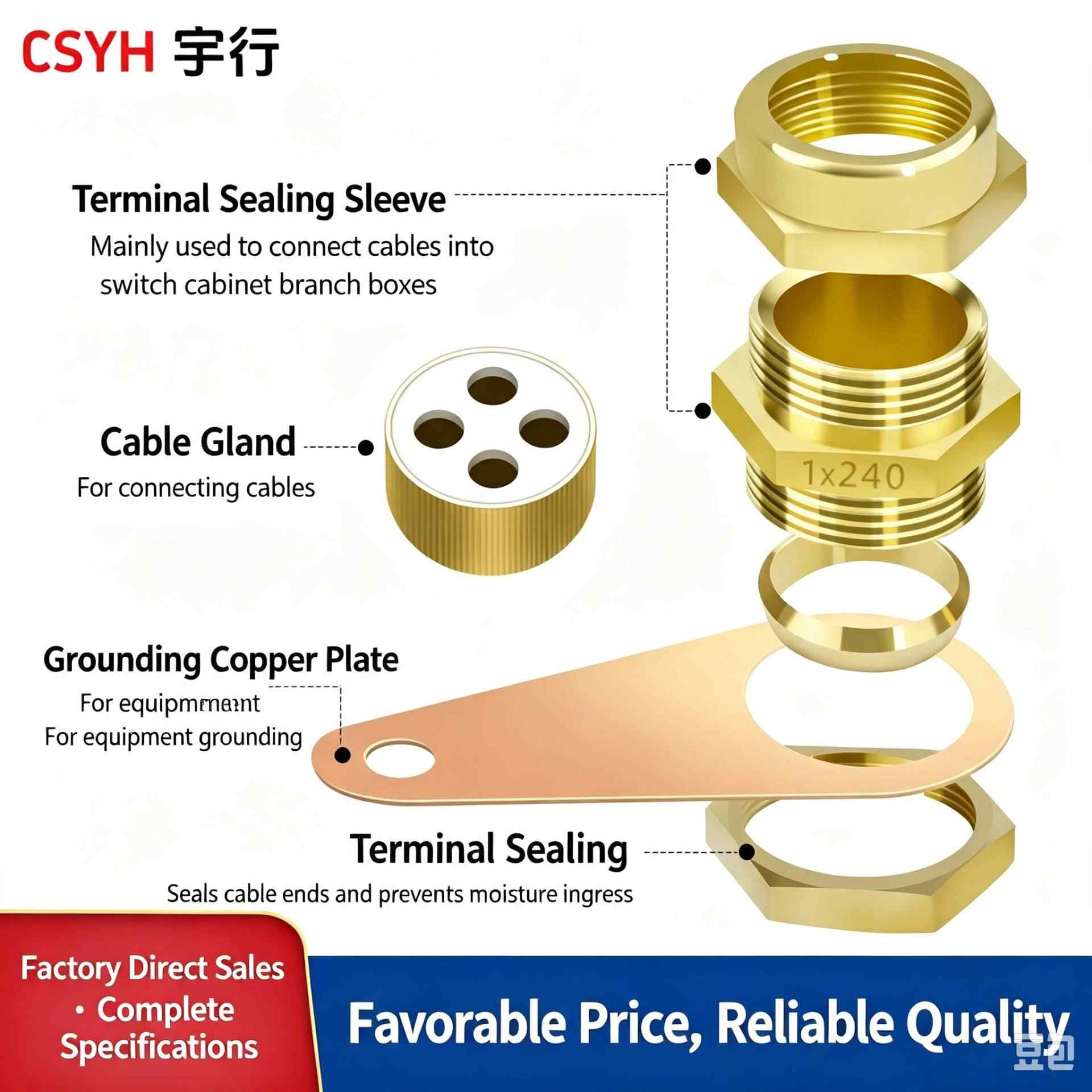 Mineral Insulated Cable Terminal - Multi-Core