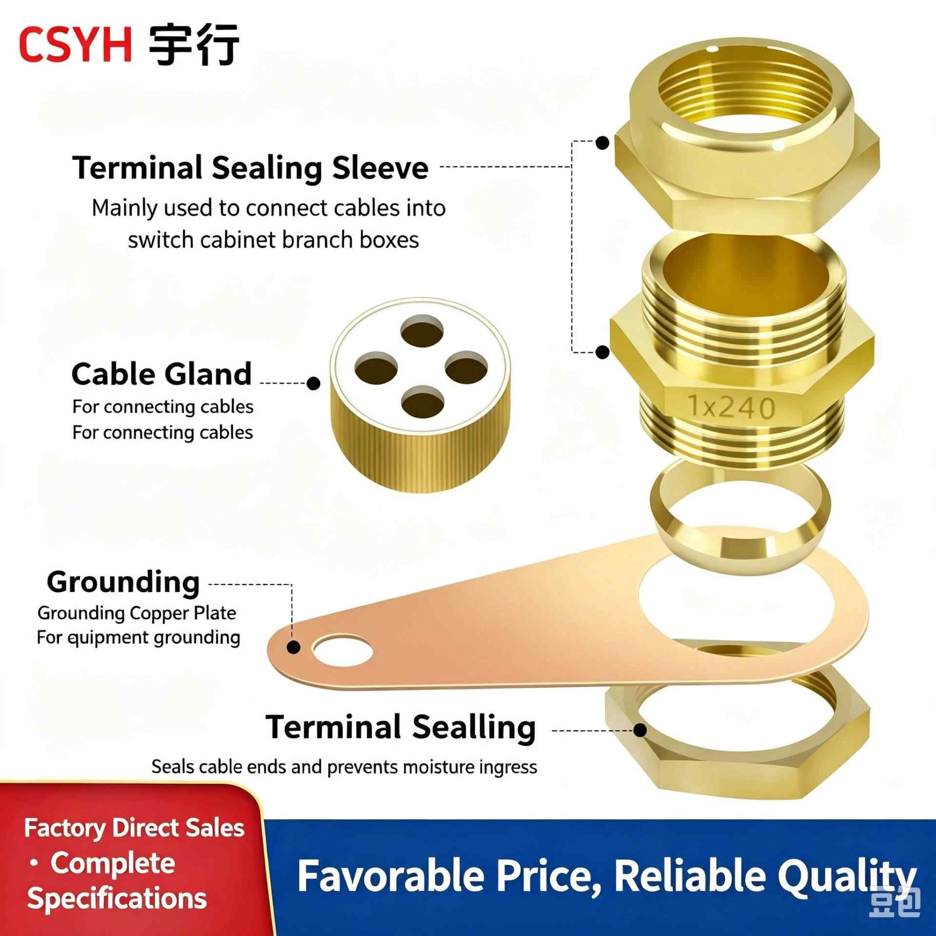 Mineral Insulated Cable Terminal - Multi-Core